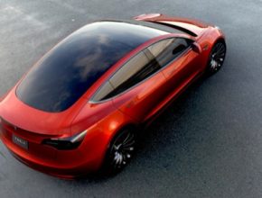 auto elektromobil Tesla Model 3 design prototyp březen 2016