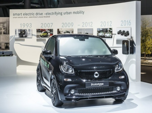 auto elektromobil Smart ED 4. generace Daimler
