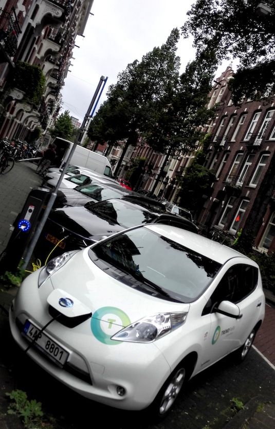 auto elektromobil Nissan Leaf Aleš Zahrádka cesta kolem Evropy TrendPark