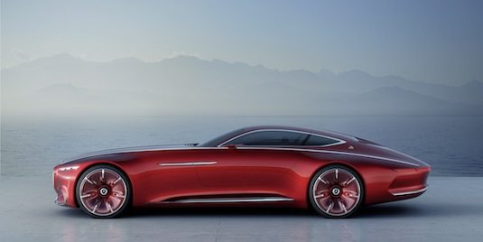 auto Vision Mercedes-Maybach 6: studie extravagantního kupé luxusní třídy
