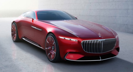 auto Vision Mercedes-Maybach 6: studie extravagantního kupé luxusní třídy