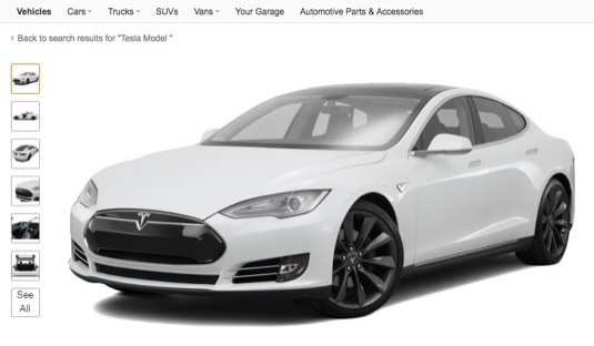 auto Amazon Vehicles elektromobil Tesla Model S