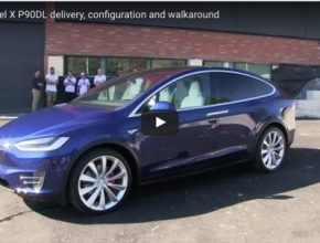 auto Bjorn Nyland Tesla Model X elektromobil předání