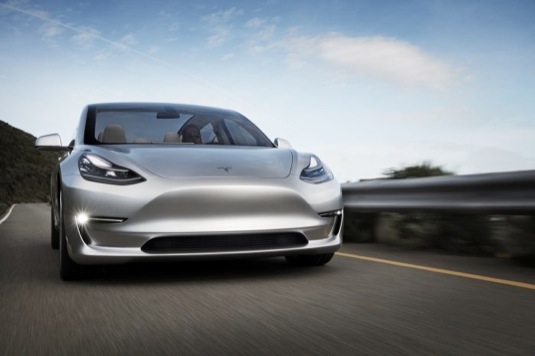 auto elektromobil Tesla Model 3 výroba Fremont