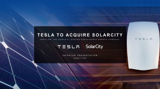 auto Tesla kupuje SolarCity