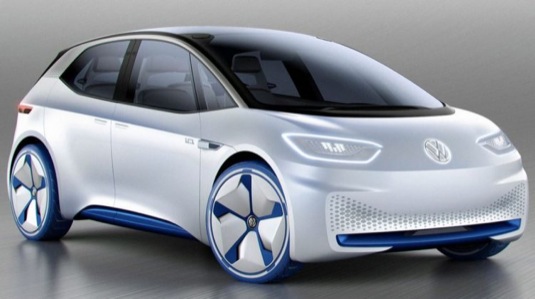 auto autosalon Paříž 2016 Volkswagen ID elektromobil