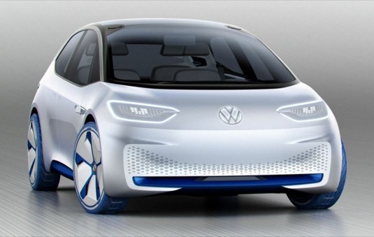 auto elektromobil autosalon Paříž 2016 Volkswagen I.D.