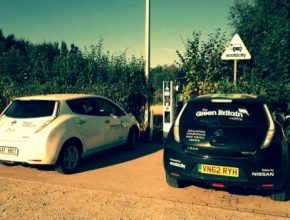 auto elektromobily Nissan Leaf The Green Britain Centre
