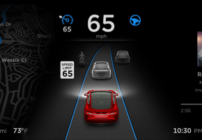 auto Tesla Autopilot technologie autonomního řízení asistenční systém robotické auto