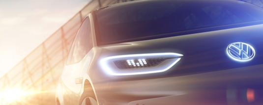 auto elektromobil Volkswagen koncept EV malé auto