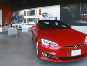 auto Tesla Store Georgia prodejna elektromobil Tesla Model S
