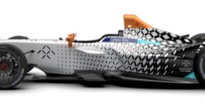 auto elektrická formule elektroformule Faraday Future Dragon Racing