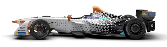 auto elektrická formule elektroformule Faraday Future Dragon Racing