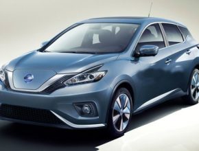 auto elektromobil Nissan Leaf facelift pro autosalon Los Angeles