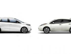 auto Renault Zoe Nissan Leaf elektromobily