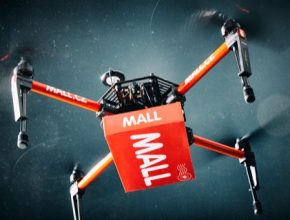 auto Mall.cz doručování zboží s pomocí dronu