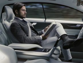 auto Volvo robotická autonomní auta hlasové ovládání