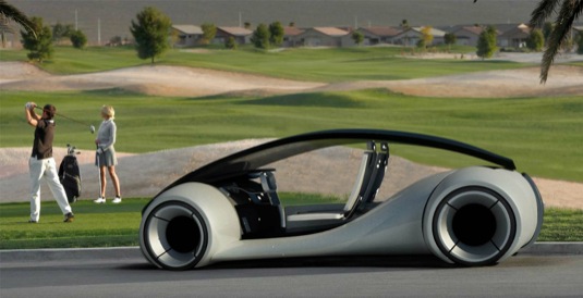 auto Apple car robotický vůz