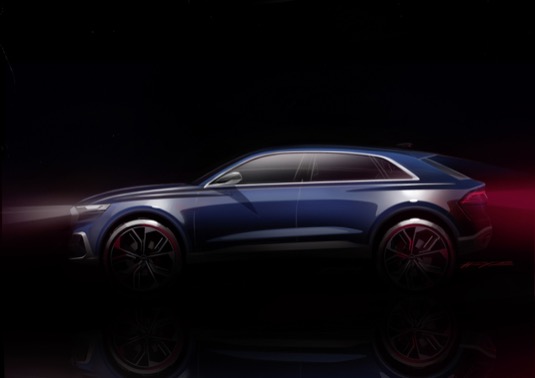 Audi Q8 koncept autosalon Detroit