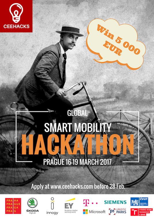 Přihlášky je možno podávat do 28. února 2017 na adrese www.ceehacks.com. Smart Mobility Hackathon začíná 16. března ve ŠKODA DigiLabu, který analyzuje a vyvíjí nová řešení pro mobilitu budoucnosti.