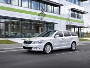 auto Škoda Octavia Green E Line prototyp test