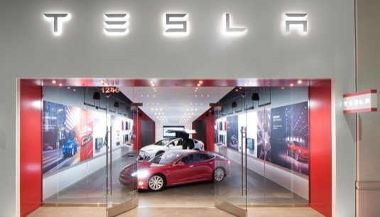 auto elektromobily Tesla Model S store obchod Walnut Creek