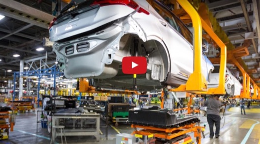 auto výroba elektromobilu Opel Ampera-e Michigan Orion GM