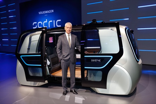 Sedric – první koncepční vůz koncernu Volkswagen – je iniciátorem a inkubátorem nápadů pro autonomní jízdu