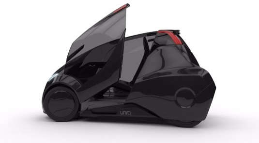 auto elektromobil Uniti Švédsko