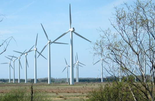 větrné elektrárny