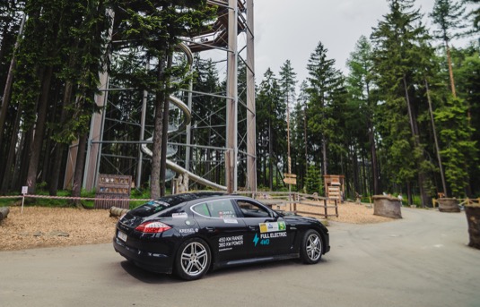 auto speciál Kreisel Electric na 5. ročníku New Energies Rallye Český Krumlov 2017