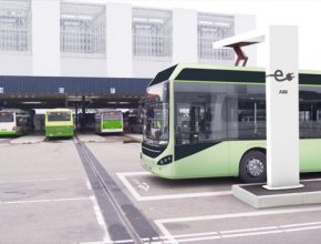Nabíjecí stanice pro elektrické autobusy Volvo