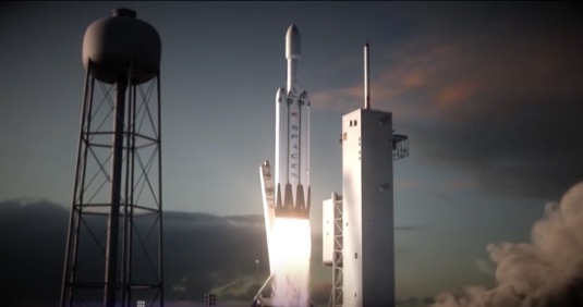 SpaceX vesmírná raketa Falcon Heavy