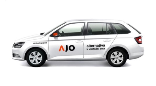 auto carsharing AJO Brno Praha