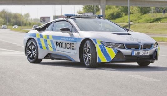BMW i8 ve službách Policie ČR