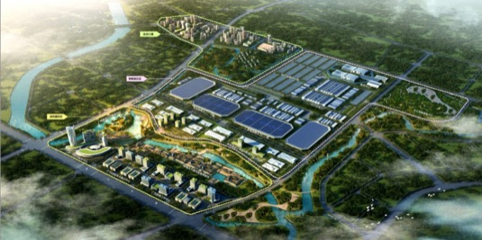 auto Čína město průmyslový park výroba elektromobilů GAC Motor