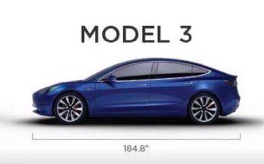 auto elektromobil Tesla Model 3 brožura příručka