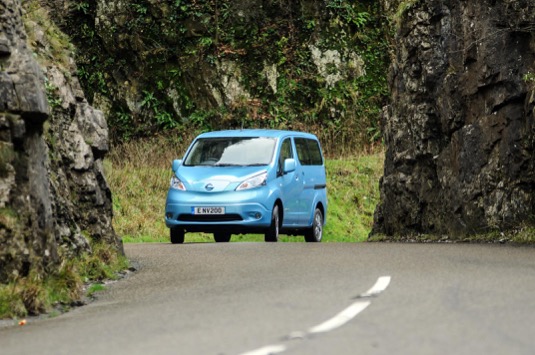 auto elektromobily elektrická dodávka Nissan e-NV200