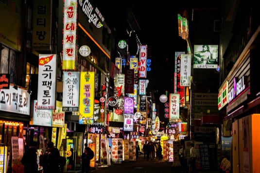Jižní Korea Soul noční život