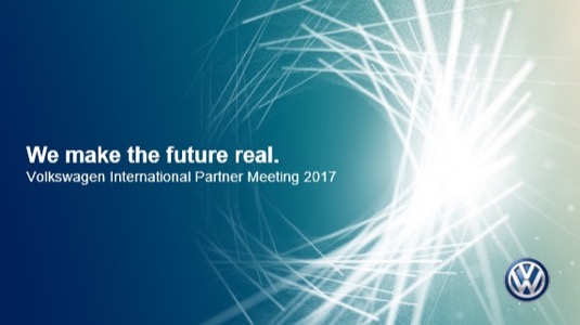 auto Volkswagen We make the future real