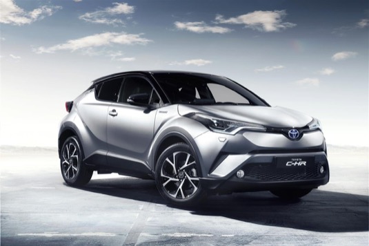 Také nová Toyota C-HR pomáhá japonské automobilce s růstem podílu prodaných hybridních aut