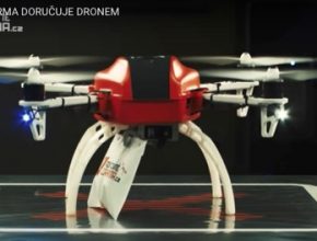auto e-shop Poštovnézdarma.cz doručování zásilek dronem