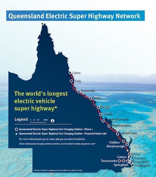 auto Queensland Electric Superhighway