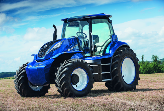 Traktor byl představen návštěvníkům veletrhu a online divákům po celém světě v živém vysílání ze stánku New Holland.