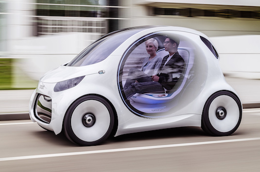 auto elektromobil koncept smart vision EQ fortwo