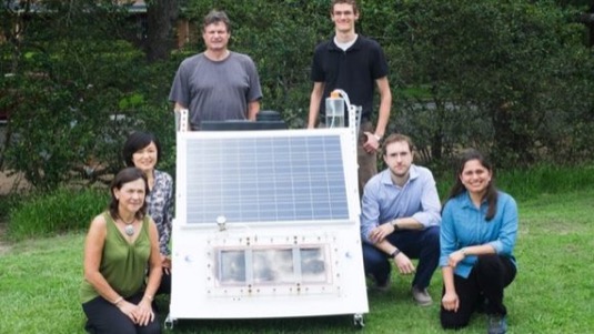 skládací solární panel Rice University