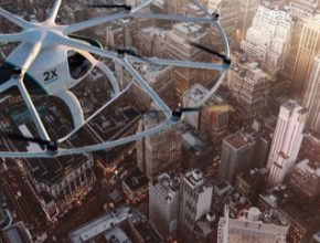 auto Volocopter létající dron osobní taxi Daimler investice