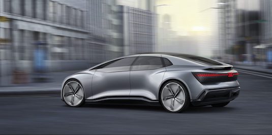 auto elektromobily koncept Autosalon IAA Frankfurt 2017 Audi Aicon