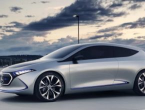 auto Autosalon IAA Frankfurt 2017: elektromobil Mercedes-Benz EQ A s dojezdem 400 km