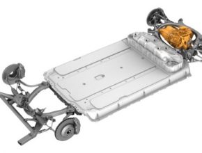 auto elektromobil Tesla Model 3 podvozek